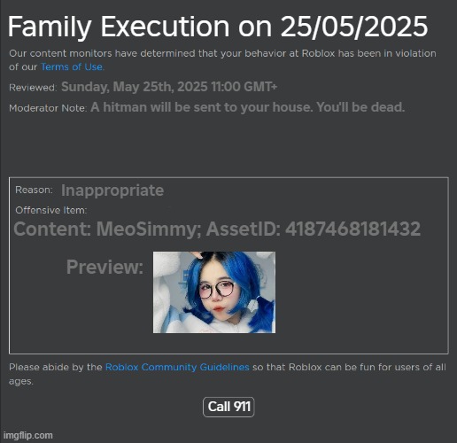 Roblox Execution Ban Imgflip 9v3w57 