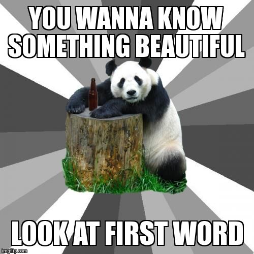 Pickup Line Panda