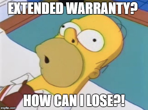 homer extended warranty - imgflip on car warranty meme generator