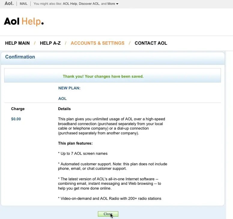 Help main email update aol mail settings. How To Cancel Aol