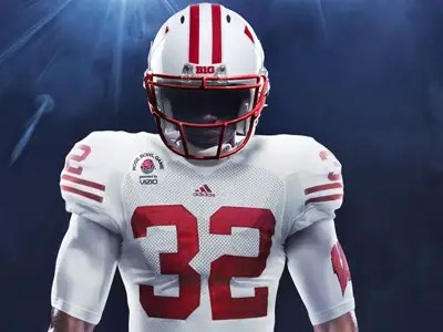 Wisconsin Football Jersey Cheap Online Under Armour WI Replica Hockey Jersey White 2064297.
