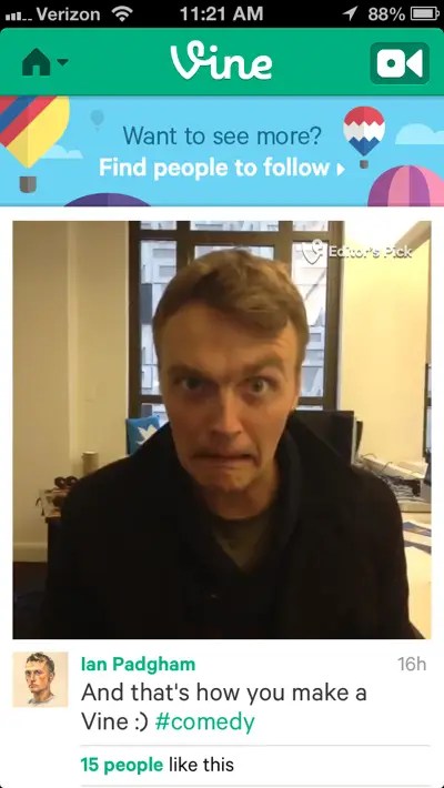 Vine App For Iphone Abeapps - Premium Dark Illustration Gallery - Retina