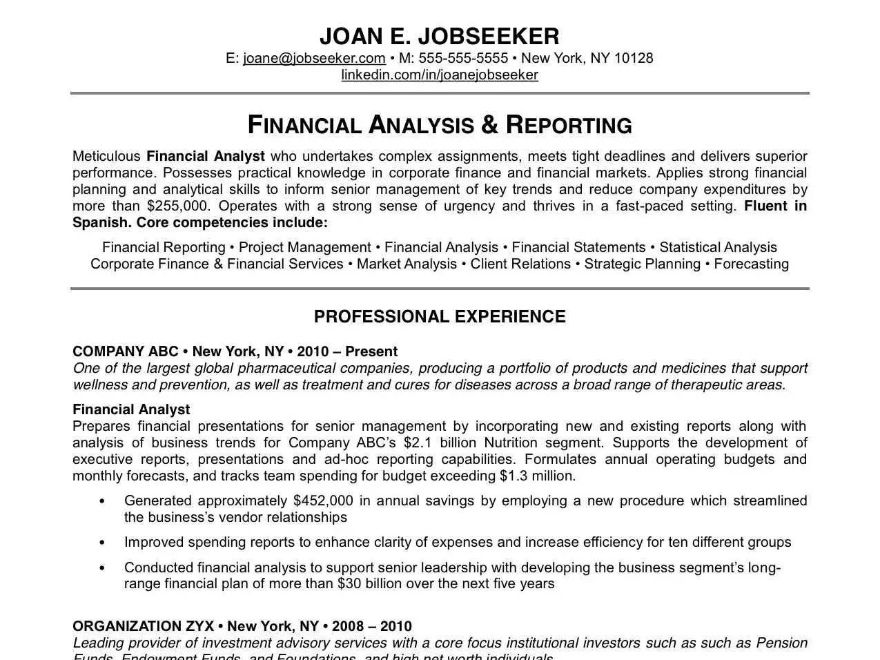 The best resume style to use depends on how much employment history you have and what kind of job. Why This Is An Excellent Resume