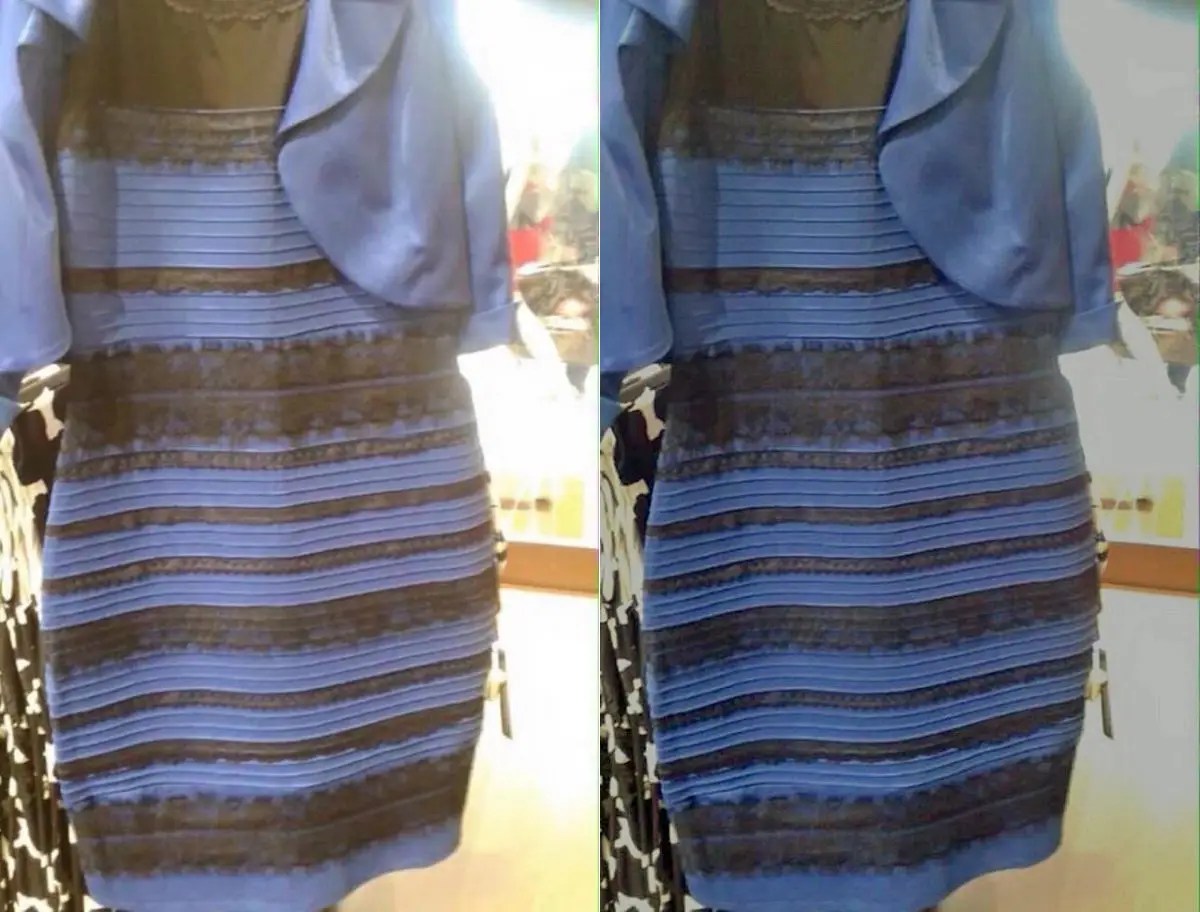 How To See The Dress As White And Gold And Black And Blue Business Insider