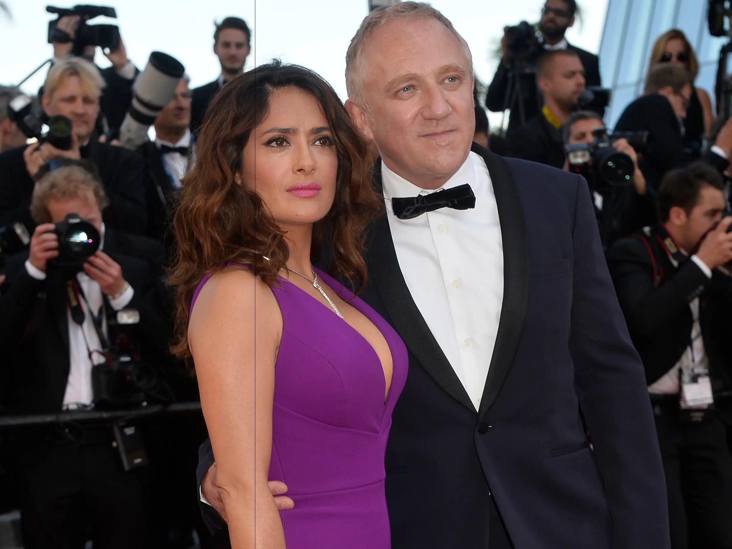 The pair tied the knot on valentine's day in paris, two years after announcing their engagement in 2007. Billionaire Husband Made Salma Hayek Work After Baby