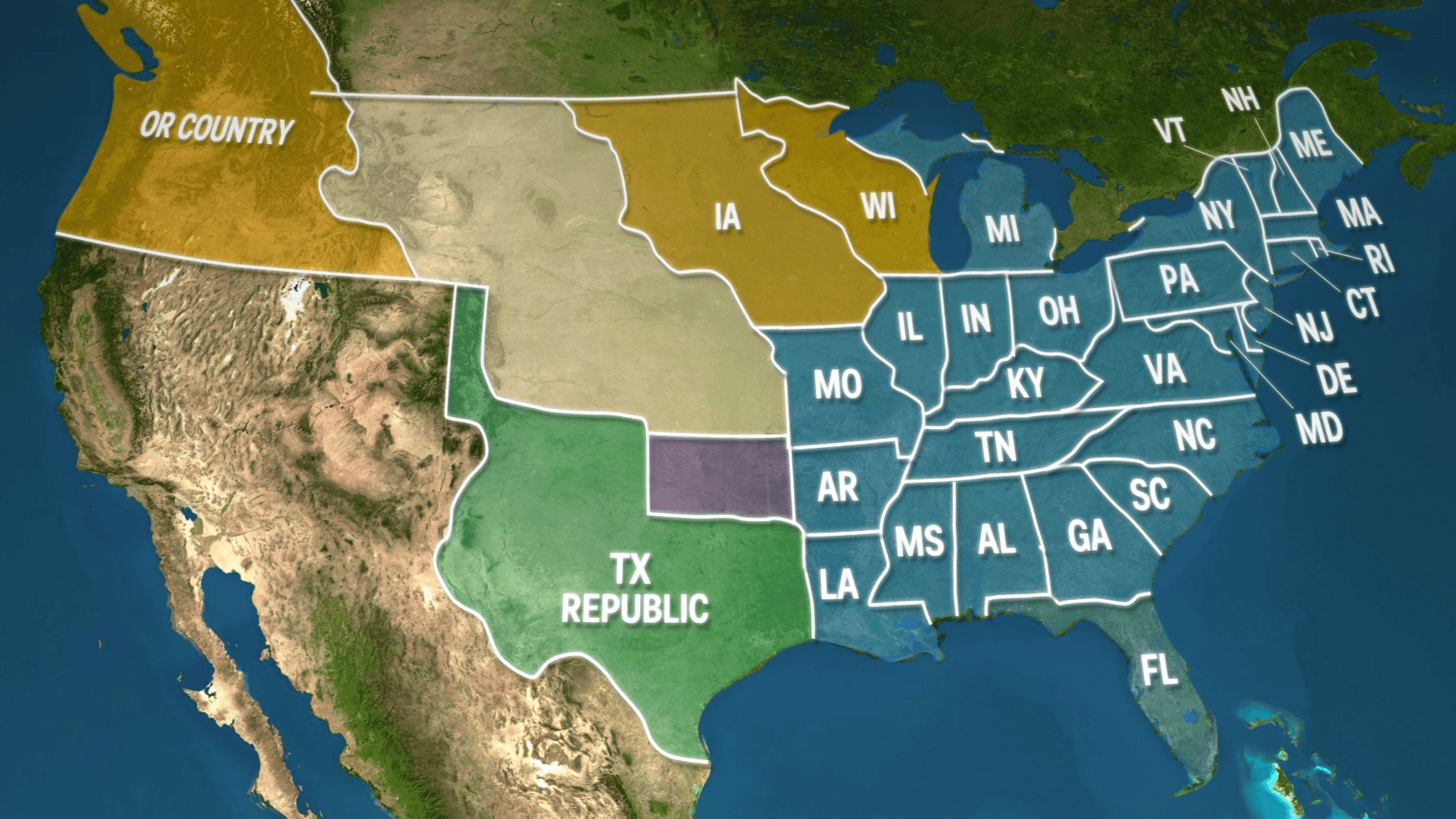 Animated Map Of US Border Changes Business Insider