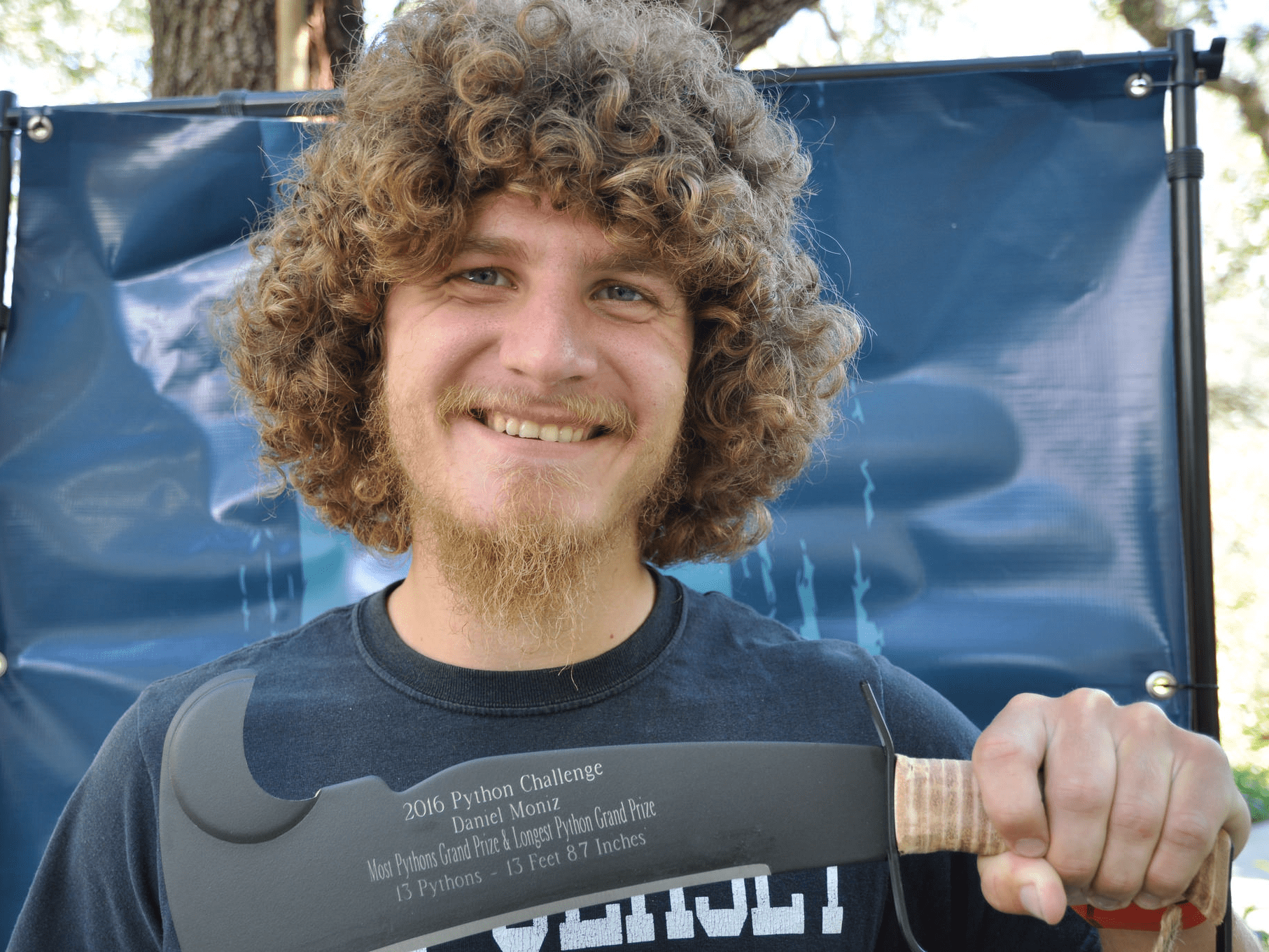 Florida S Python Challenge Slithers Back In 2016 Brandon Fl Patch - Creative Gradient Texture - High Resolution