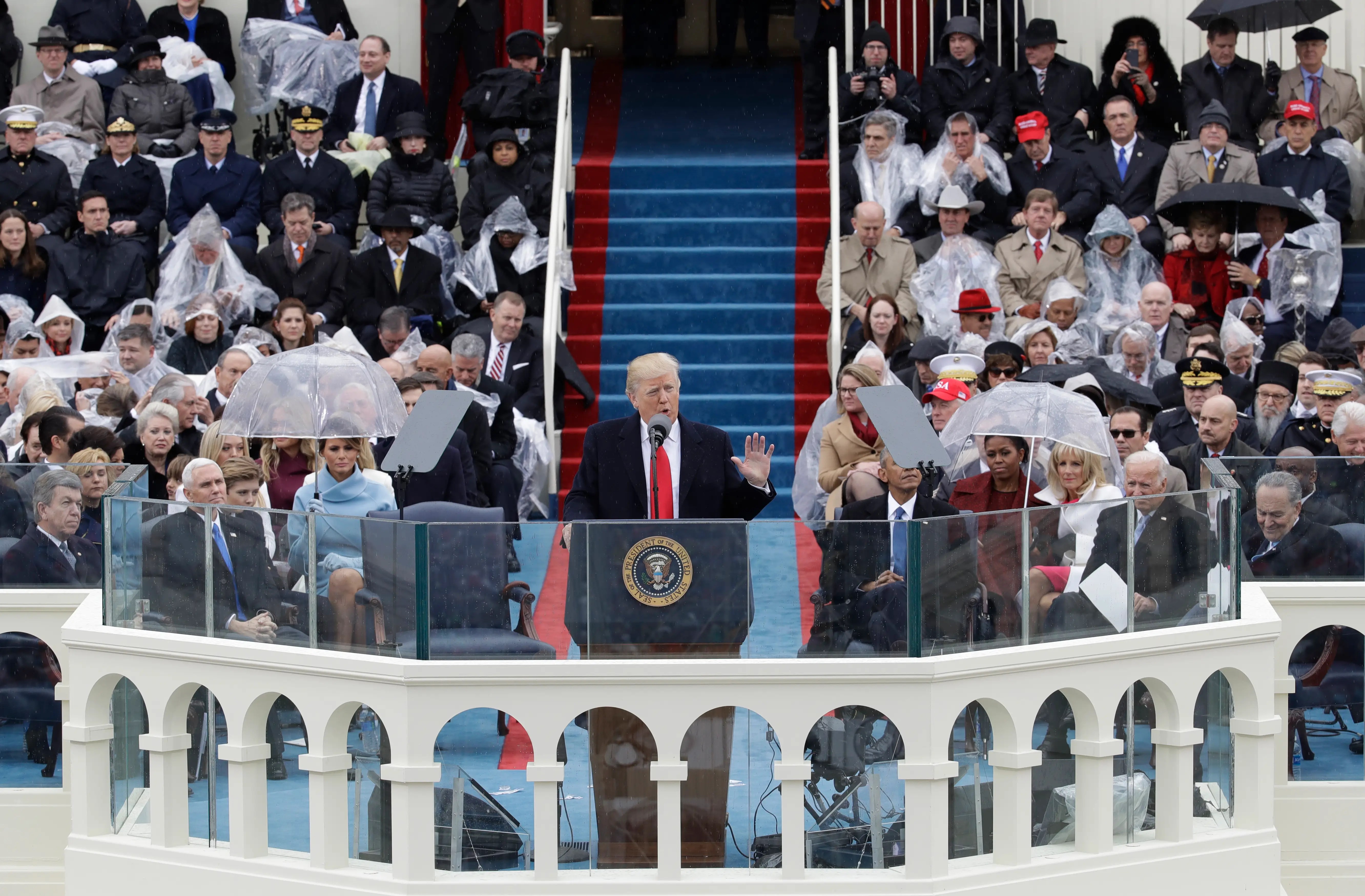 Donald Trump Inauguration Speech 2017 Full Video Transcript Text Pdf - Professional City Illustration - Full HD