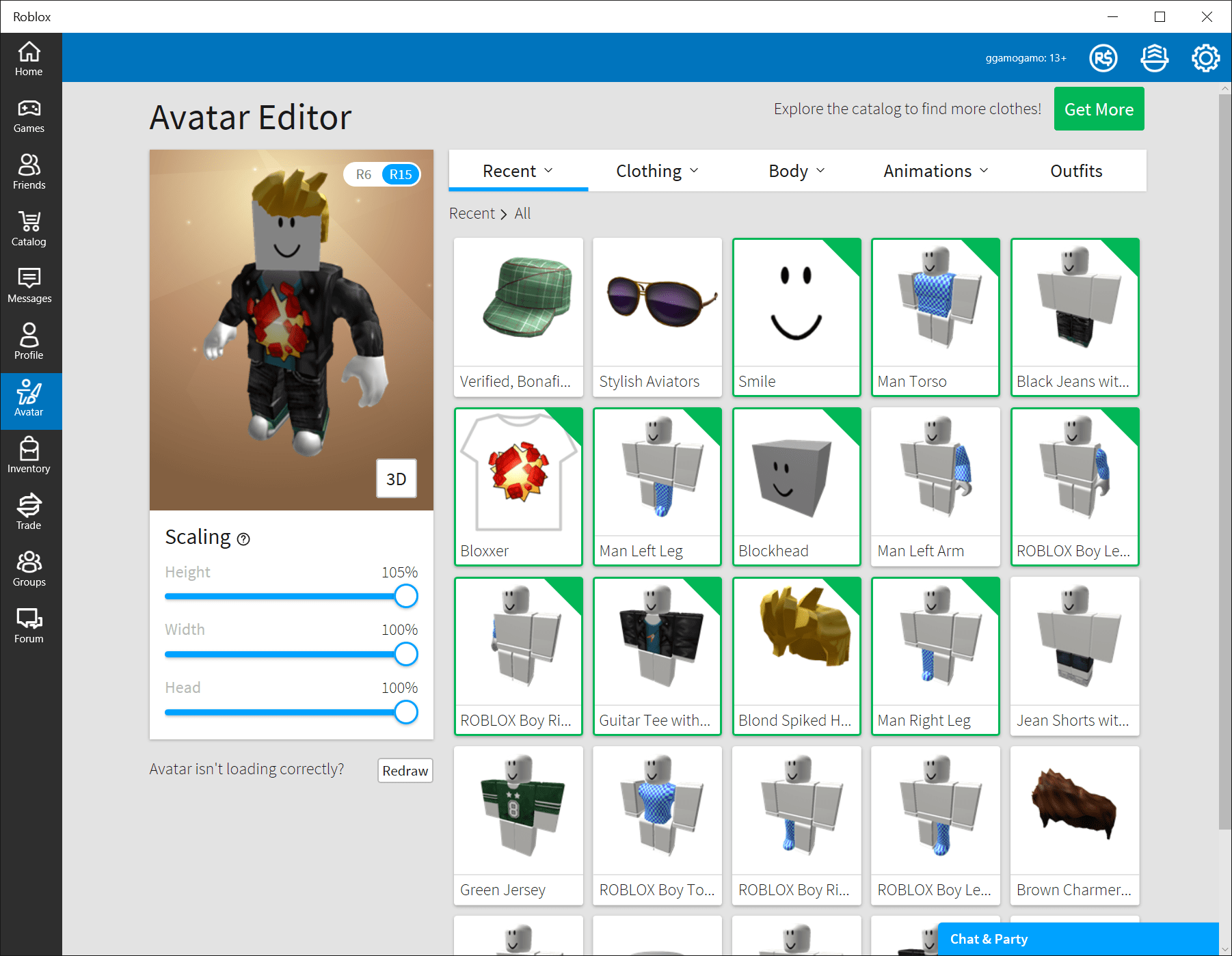 Roblox Avatar Editor Manualpok