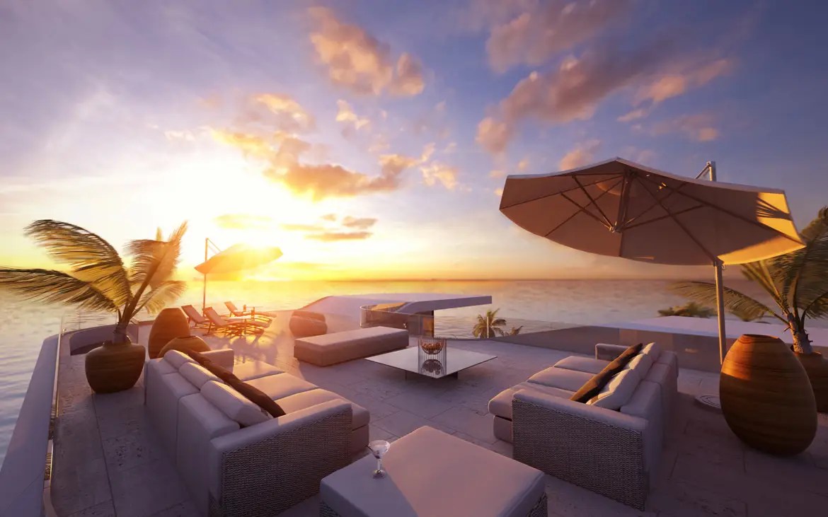 Floating Villa Waterstudio Copy Waterstudio - Download Elegant Space Picture | 4K