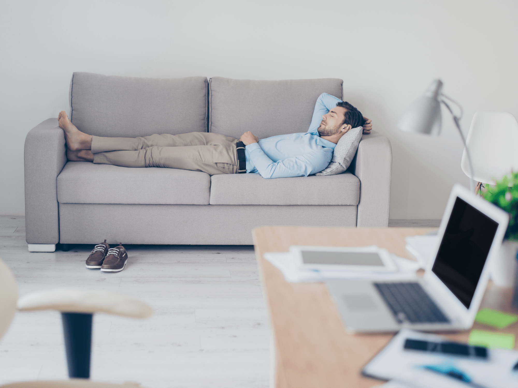 Trick Your Brain Into Being More Productive - High Quality Minimal Illustration - 8K