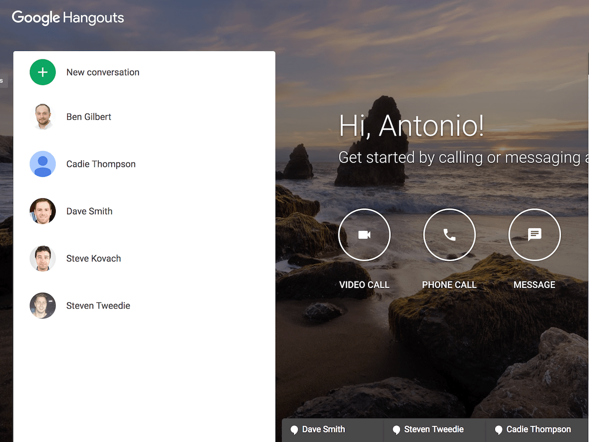 To install hangouts for pc, you'll get to install an android emulator like xeplayer, bluestacks, or nox app player first. How To Set Up And Use Google Hangouts On Desktop Or Mobile