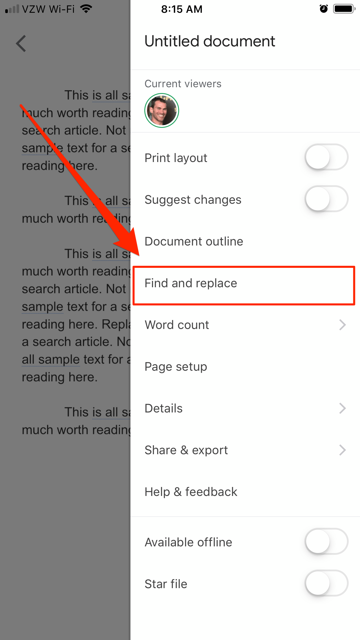 Create a document · format paragraphs . How To Search In Google Docs For A Word Or Phrase