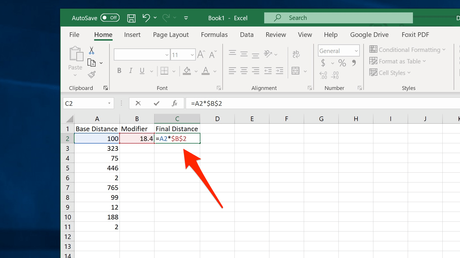 Unlike relative references, absolute references do not change when copied or filled.you can use an absolute reference to keep a row and/or column constant. How To Multiply Cells And Numbers In Excel With 3 Methods