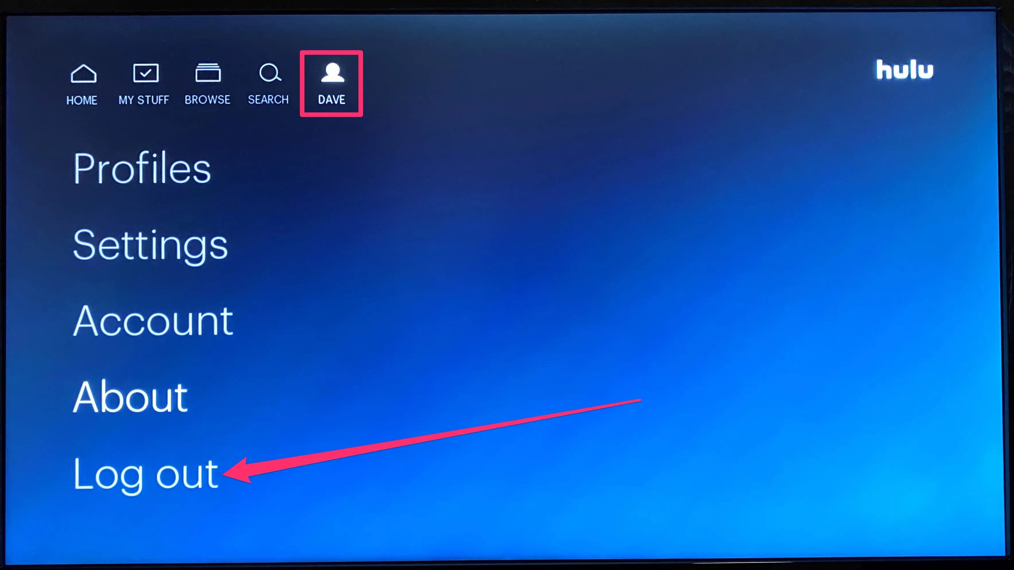 Email send me a reset link. How To Log Out Of Hulu On A Phone Smart Tv Or Computer