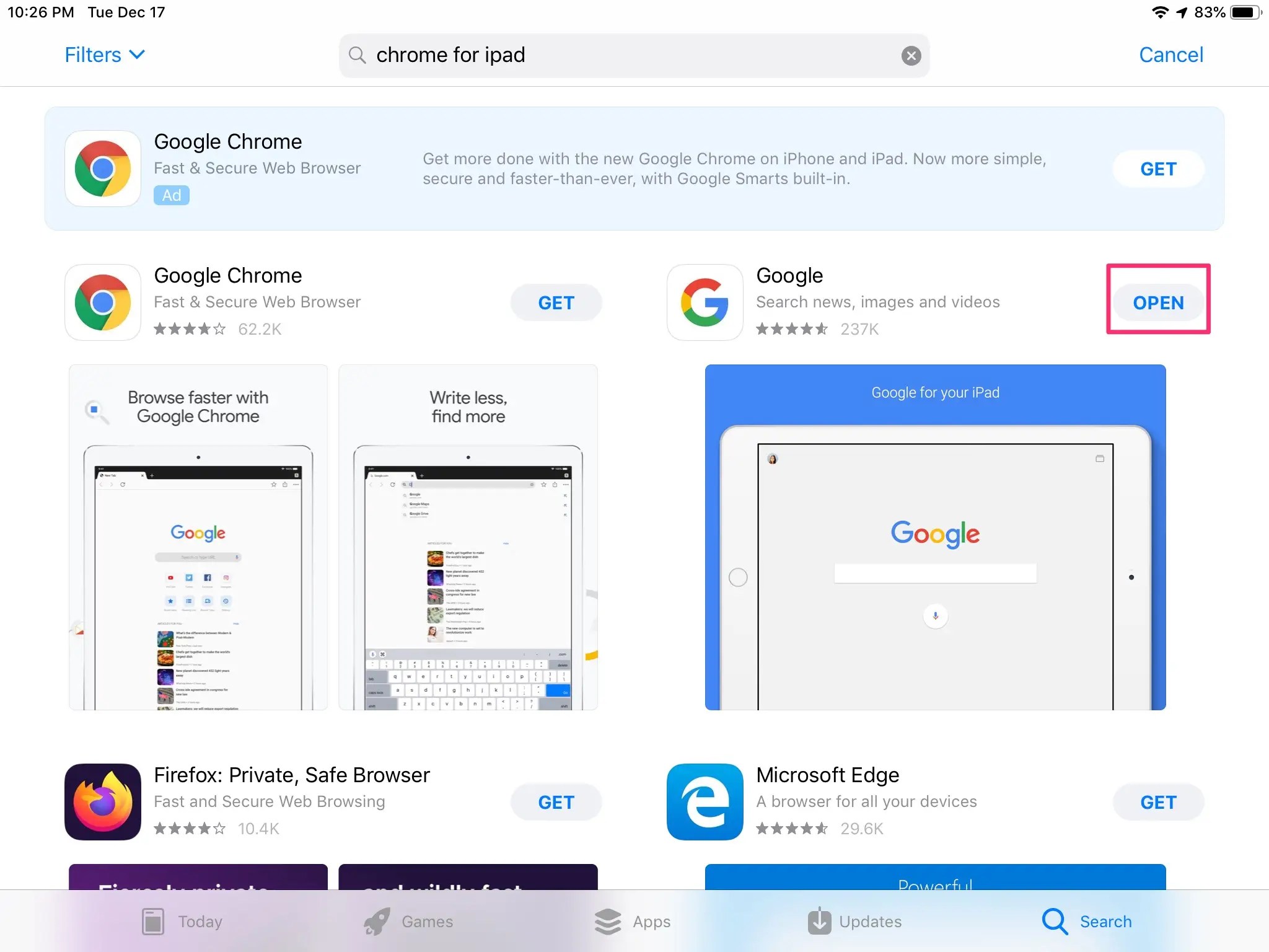 Here's how to install the google chrome browser on your ipad and make it the default browser rather than safari. How To Reverse Image Search On An Ipad Using Chrome