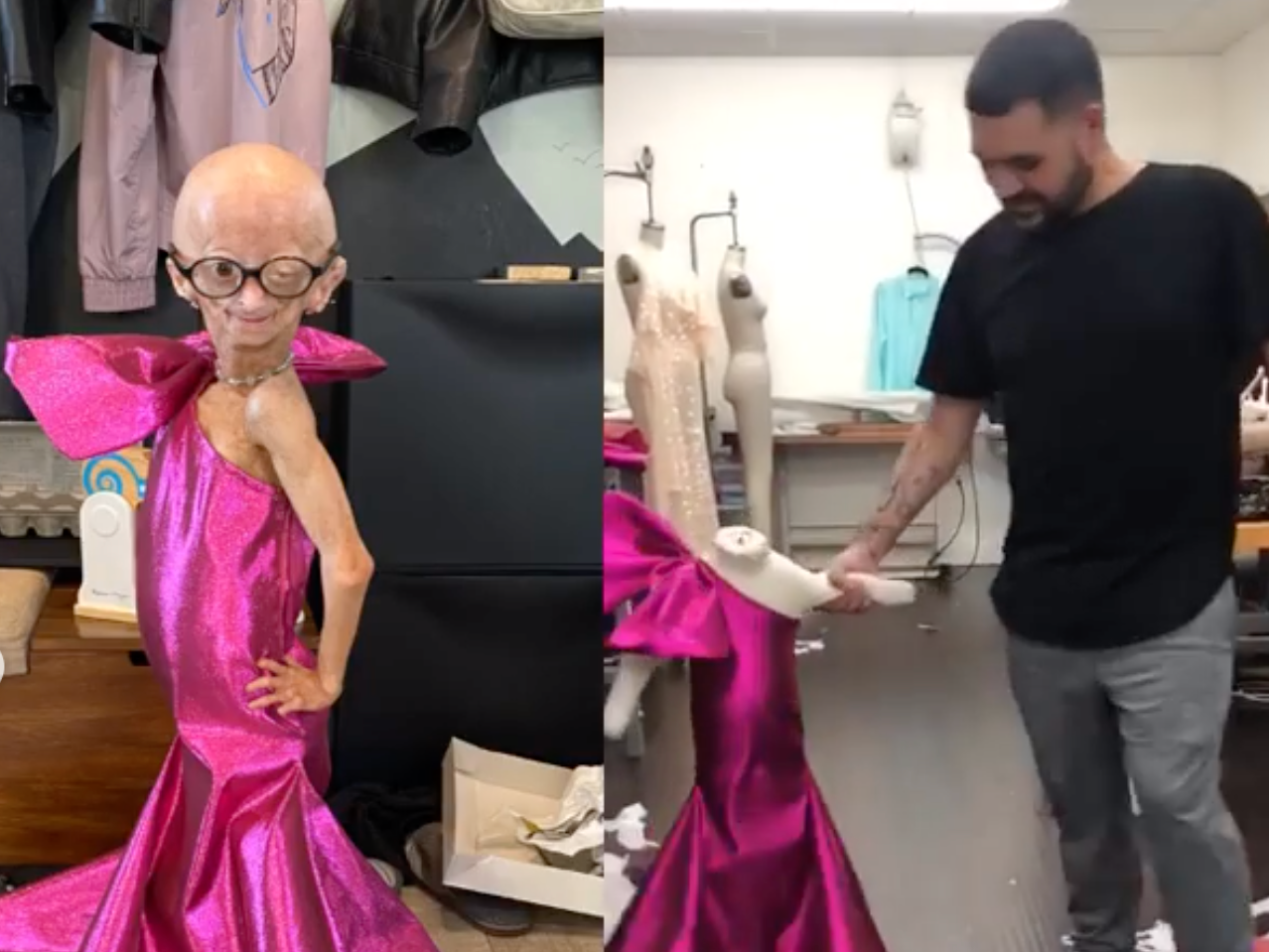 J Lo S Designer Created Dresses For Fan With A Rare Genetic Condition Insider
