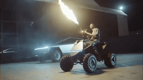 Last year we tried to make a go cart and it didn't turn out that great. Tesla Cybertruck and Cyberquad Featured in Travis Scott