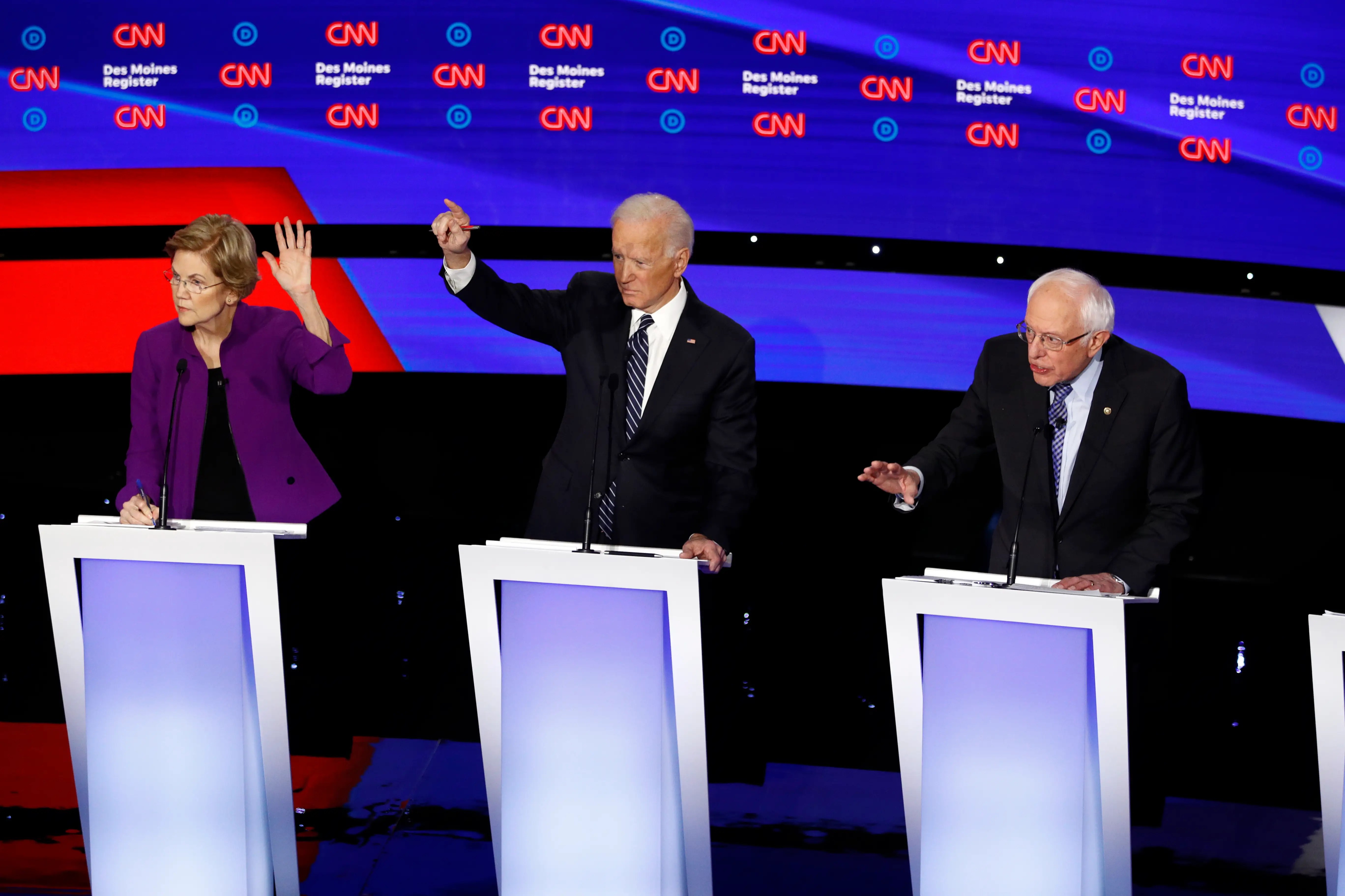 Winners And Losers 7th Democratic Primary Debate In Iowa Business - Sunset Art Collection - 8K Quality
