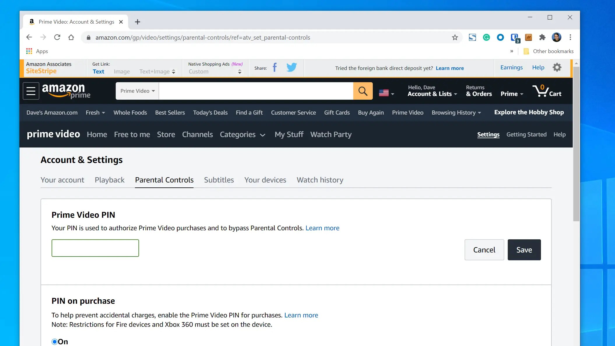 From here you need to go to www.amazon.com/ . What Is My Amazon Prime Video Pin How To Set Up And Manage It