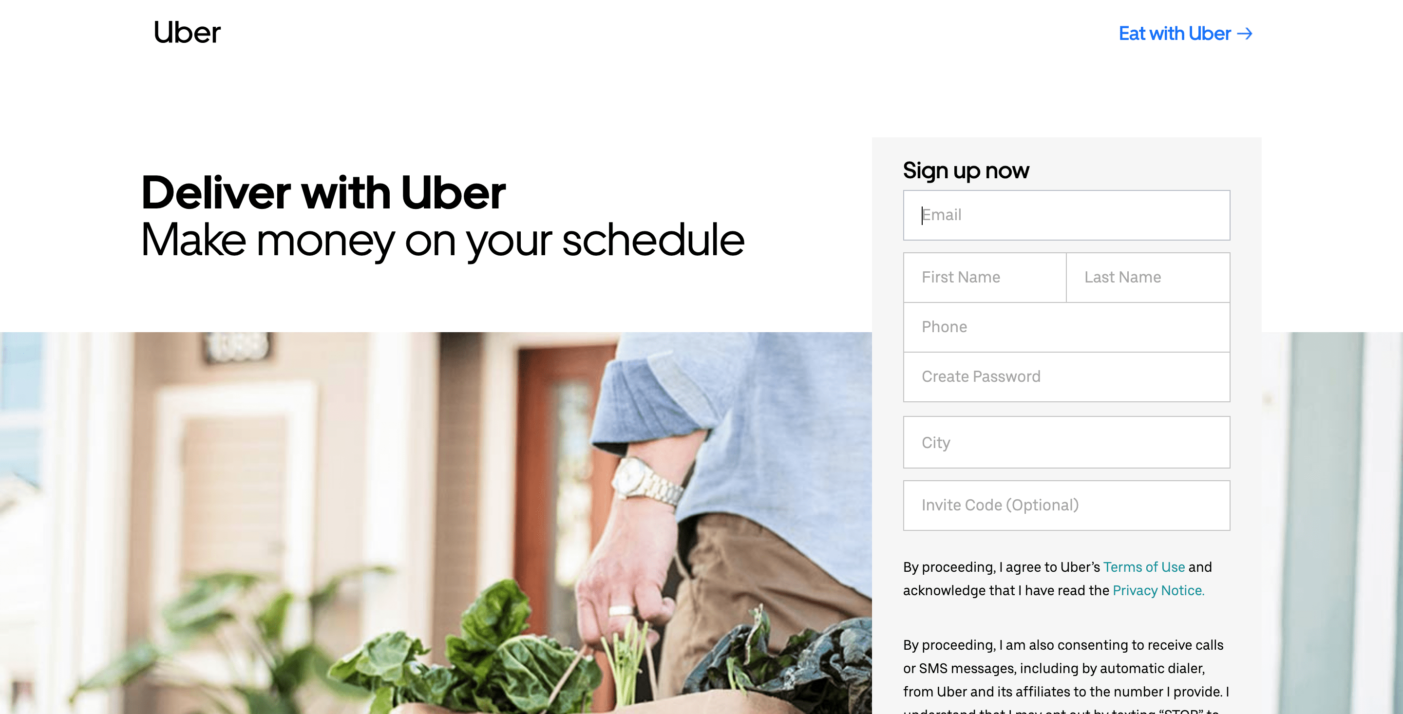 Another option is to use the phone. How To Sign Up For Uber Eats As A Delivery Driver