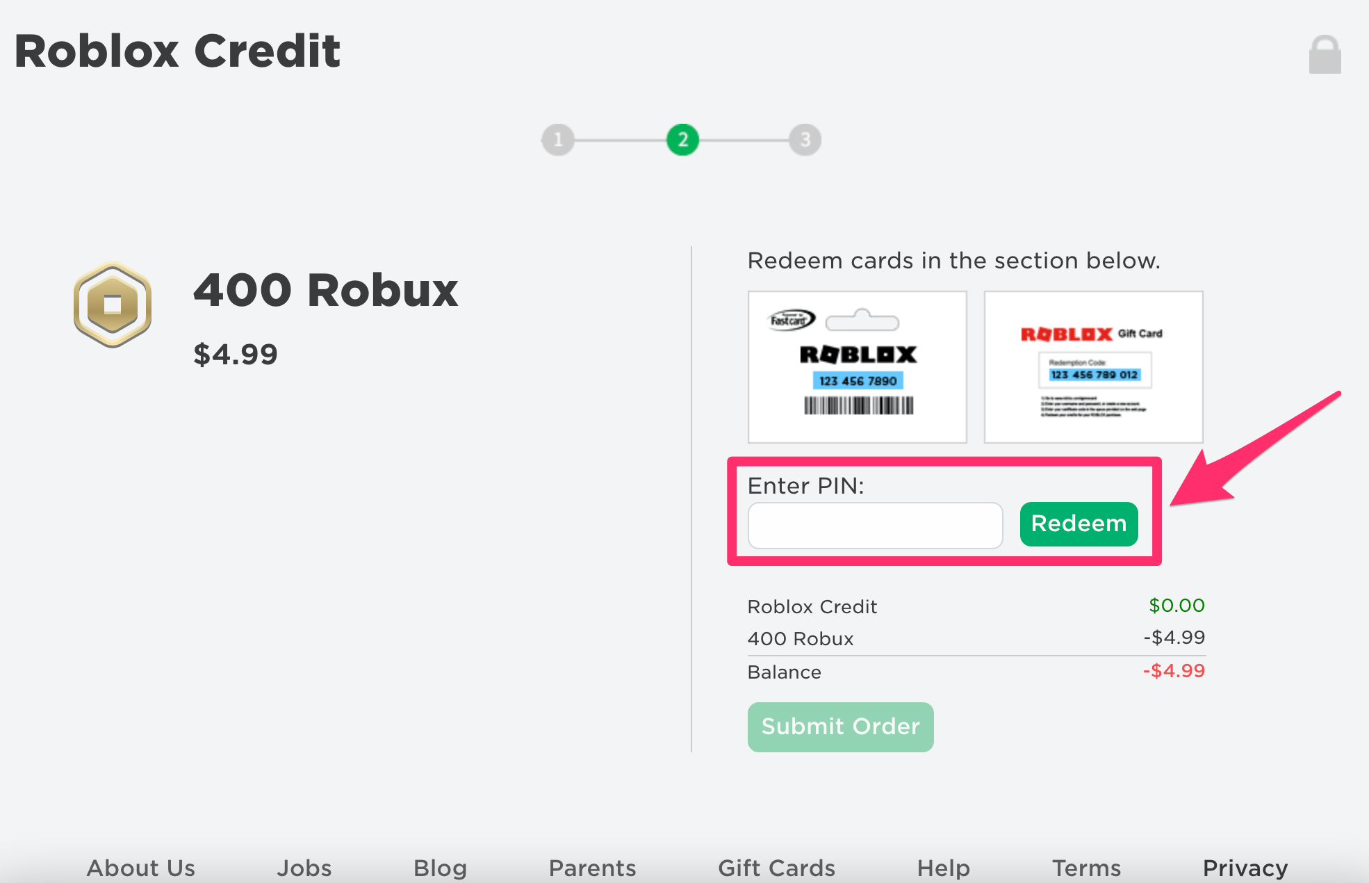Redeem Roblox