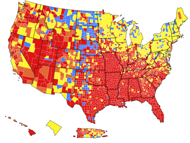 Additionally, the geography of the area includes the longest river in north america and a huge subtropical. Cdc Map Shows Where You Need To Wear A Mask Per New Guidelines
