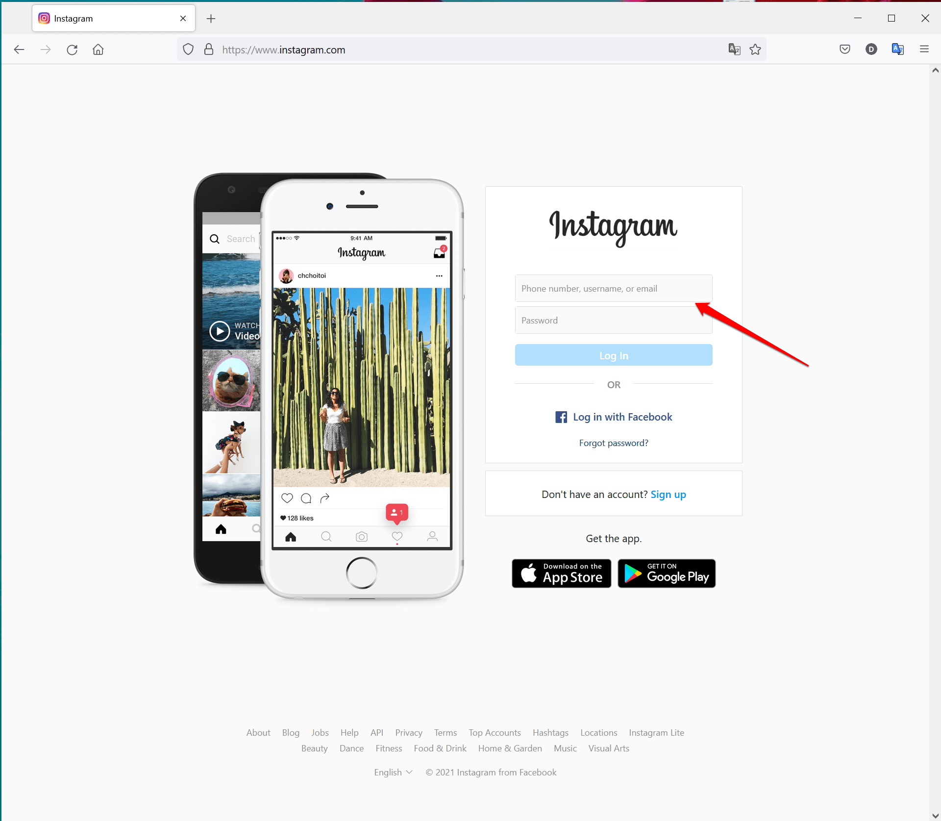 Instagram.com from a mobile browser: How To Log Into Instagram Or Troubleshoot Your Login