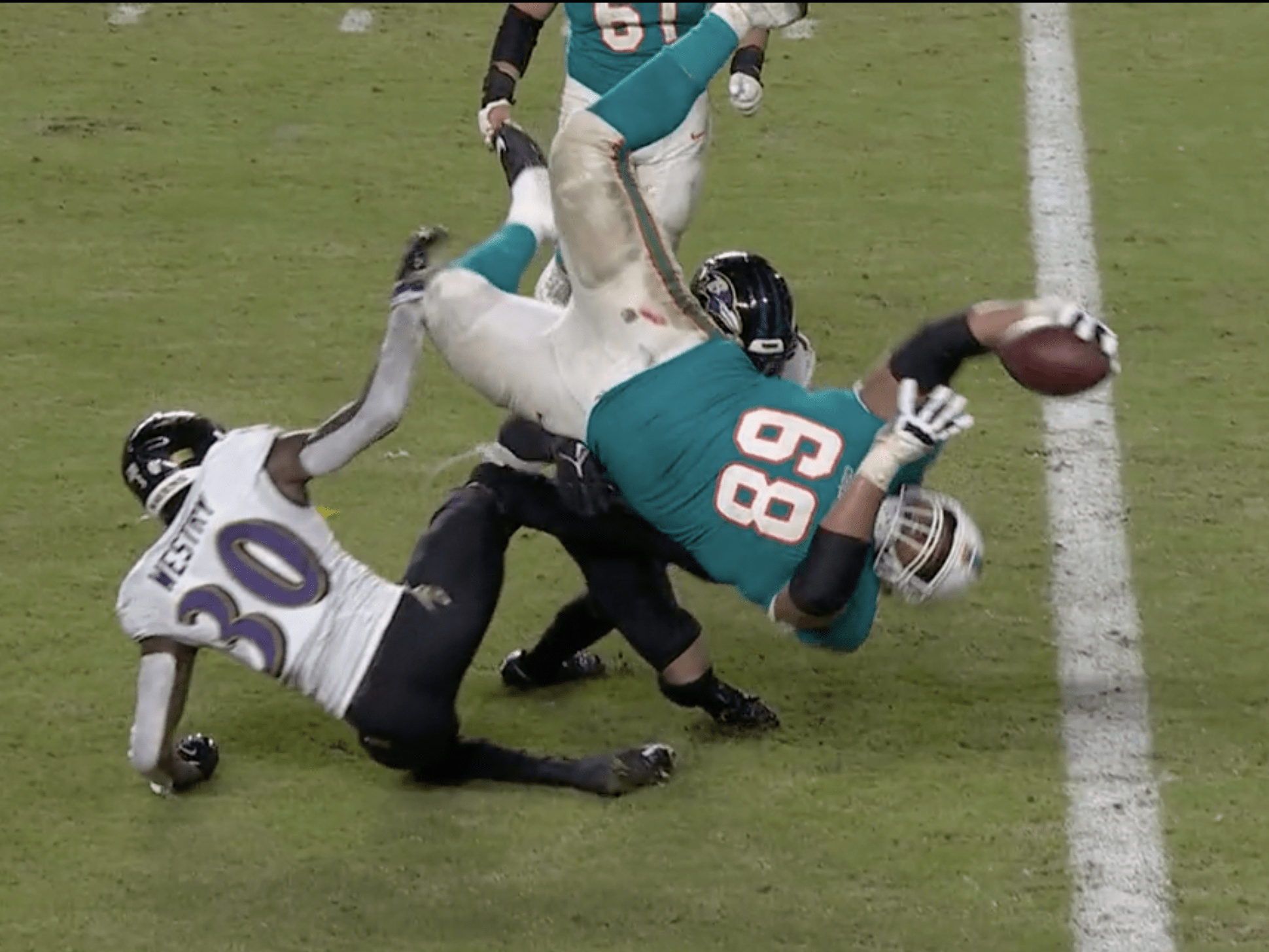 He's a leader on and off the field, and he's usually the player fans get to know the most. Miami Dolphins Celebrate The Best Big Man Touchdown That Never Was