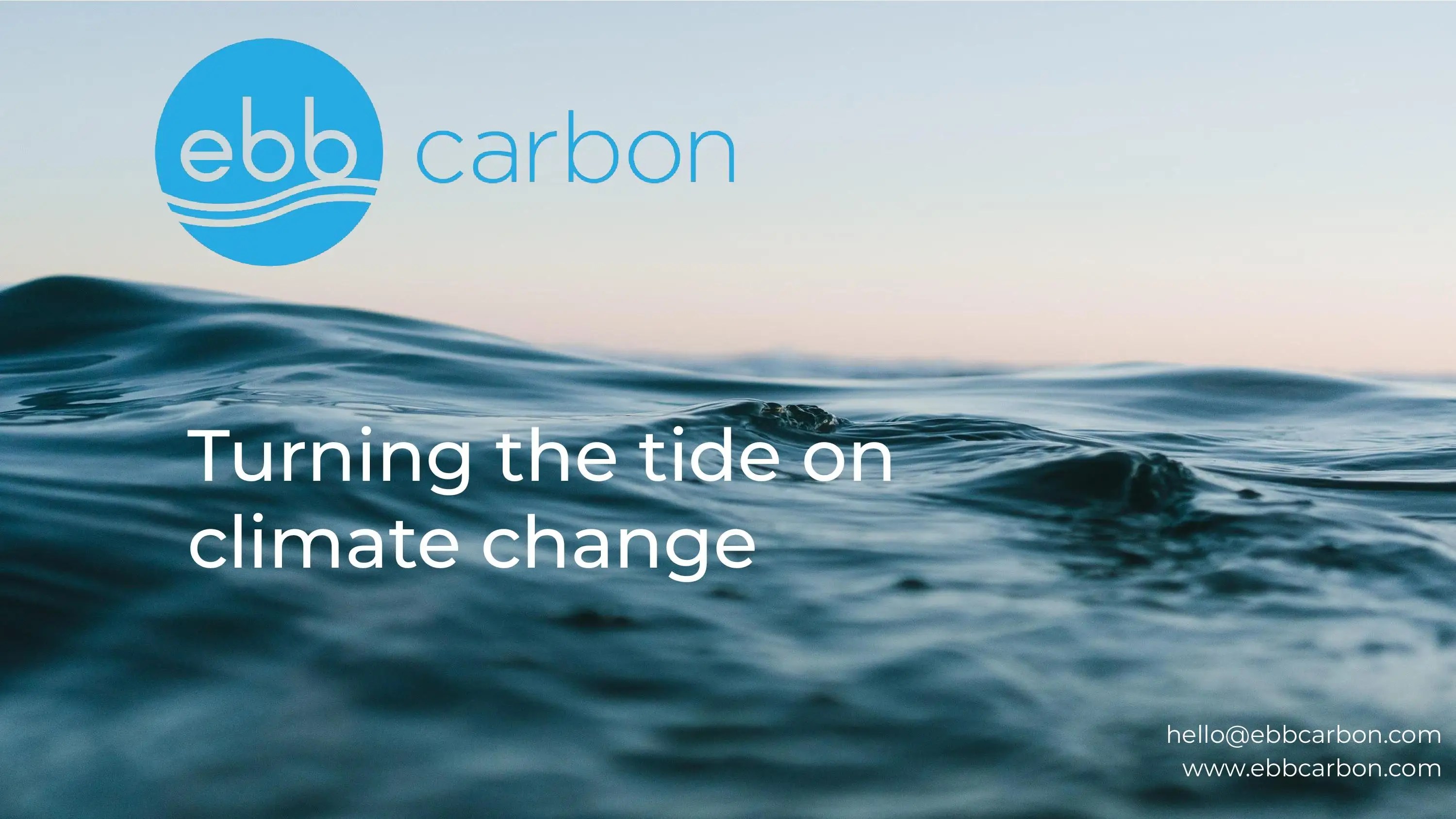 Climate Tech Startup Ebb Carbon Raises 20 Million To Deploy Ocean - Modern Abstract Background - Ultra HD