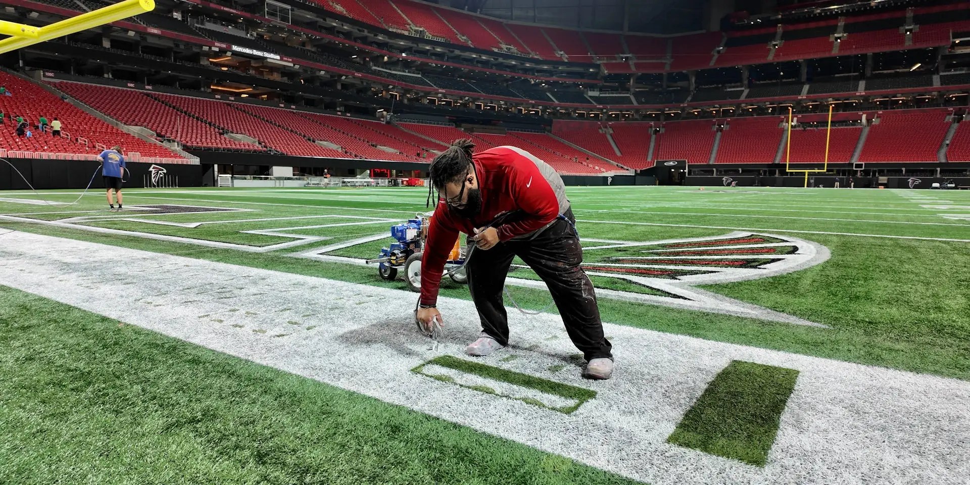 Inside an NFL Stadium: 18-Hour Transformation Before Kickoff at Mercedes-Benz Stadium (2026)