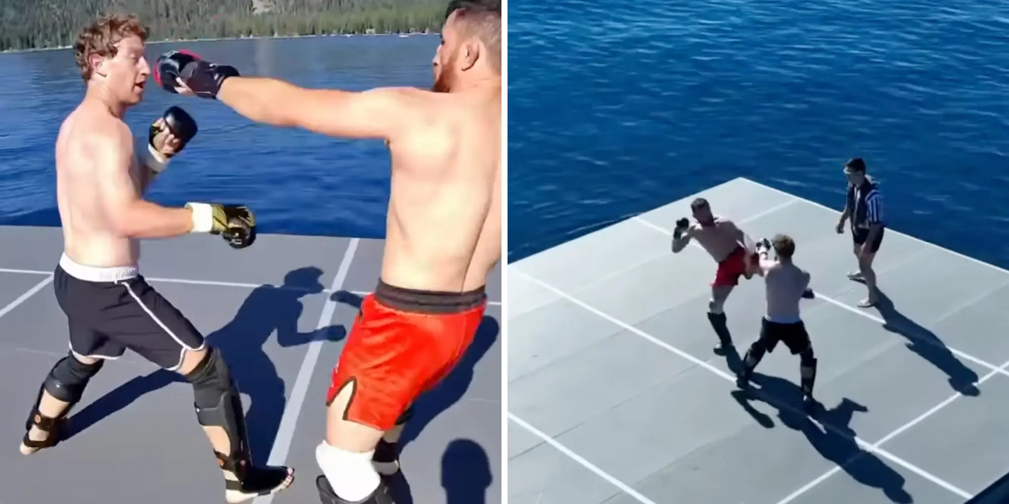 Mark Zuckerberg's Epic UFC Sparring Session on a Floating Barge (2026)