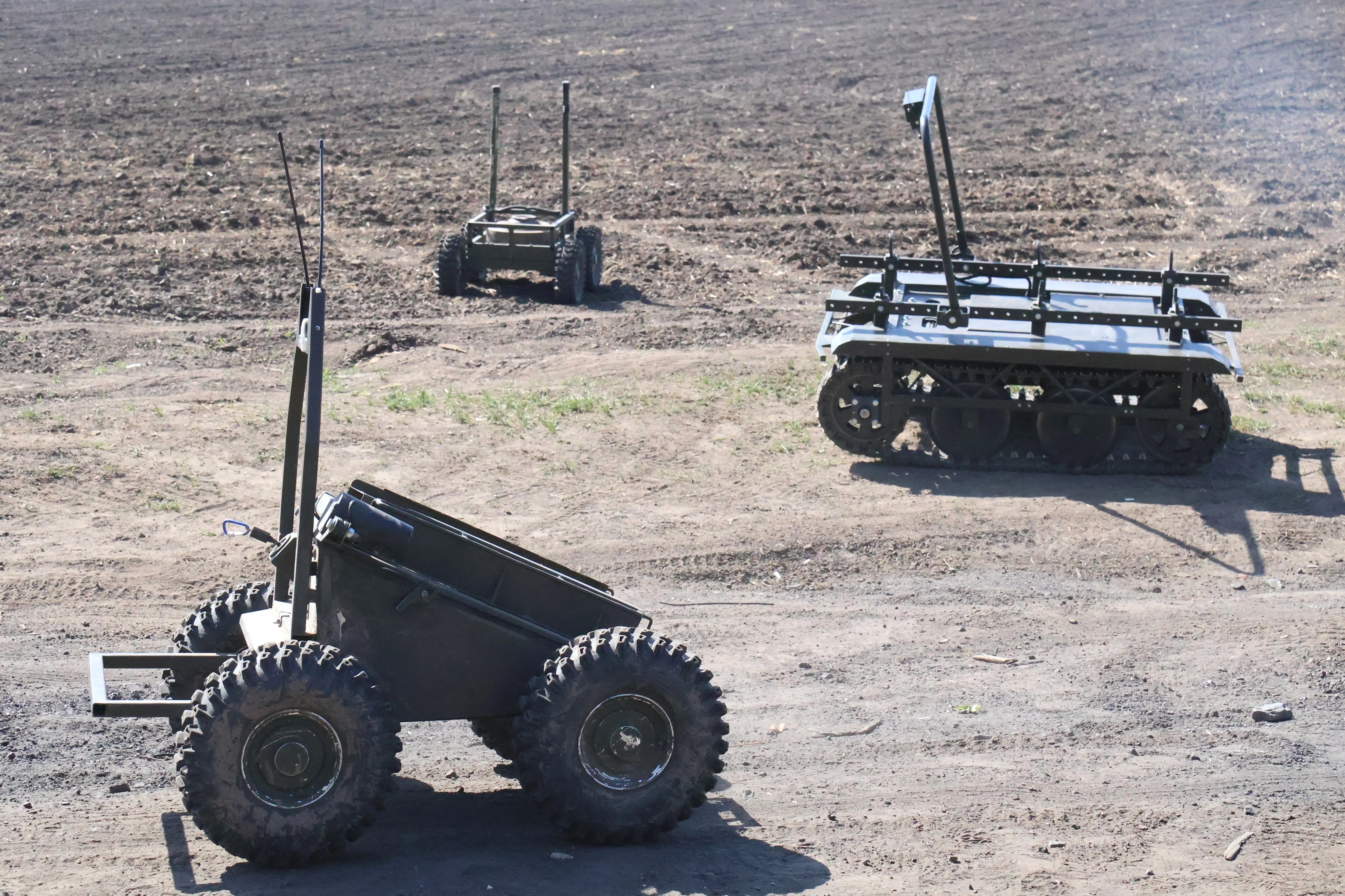 Ukraine Robots Use Speakers, Microphones, to Get Intel and Surrender