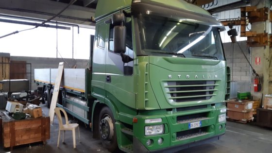 Iveco Stralis Magirus 260 Sy Cassonato Truck In Mercenasco Italy