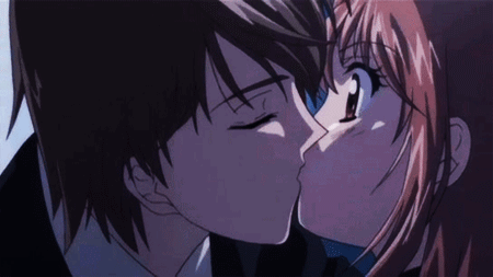Share the best gifs now >>> Anime Kiss Gif Happy Anniversary Earthbound Love