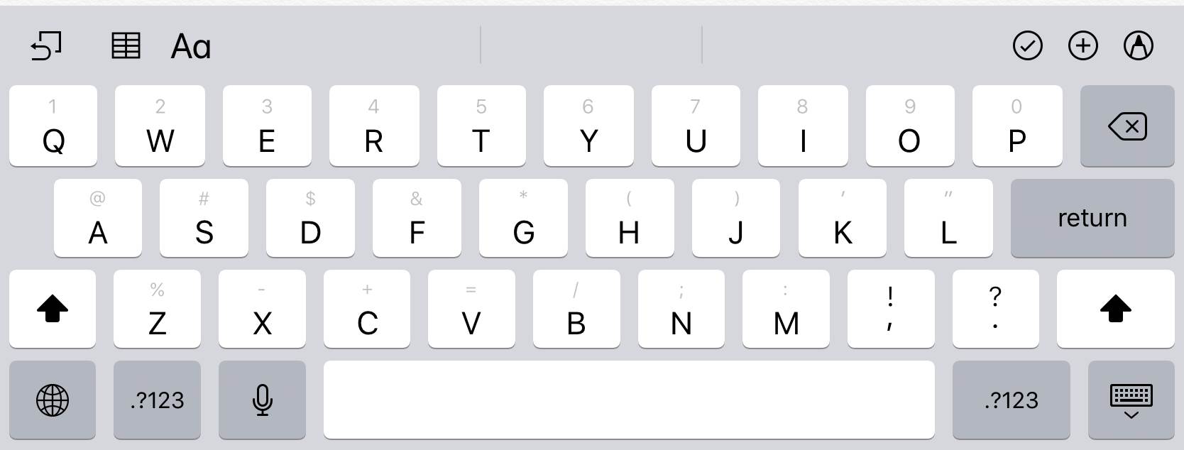 Go to settings > accessibility > keyboards, then tap any of the following: Keyboard layout change in iOS annoys users - Software - iTnews
