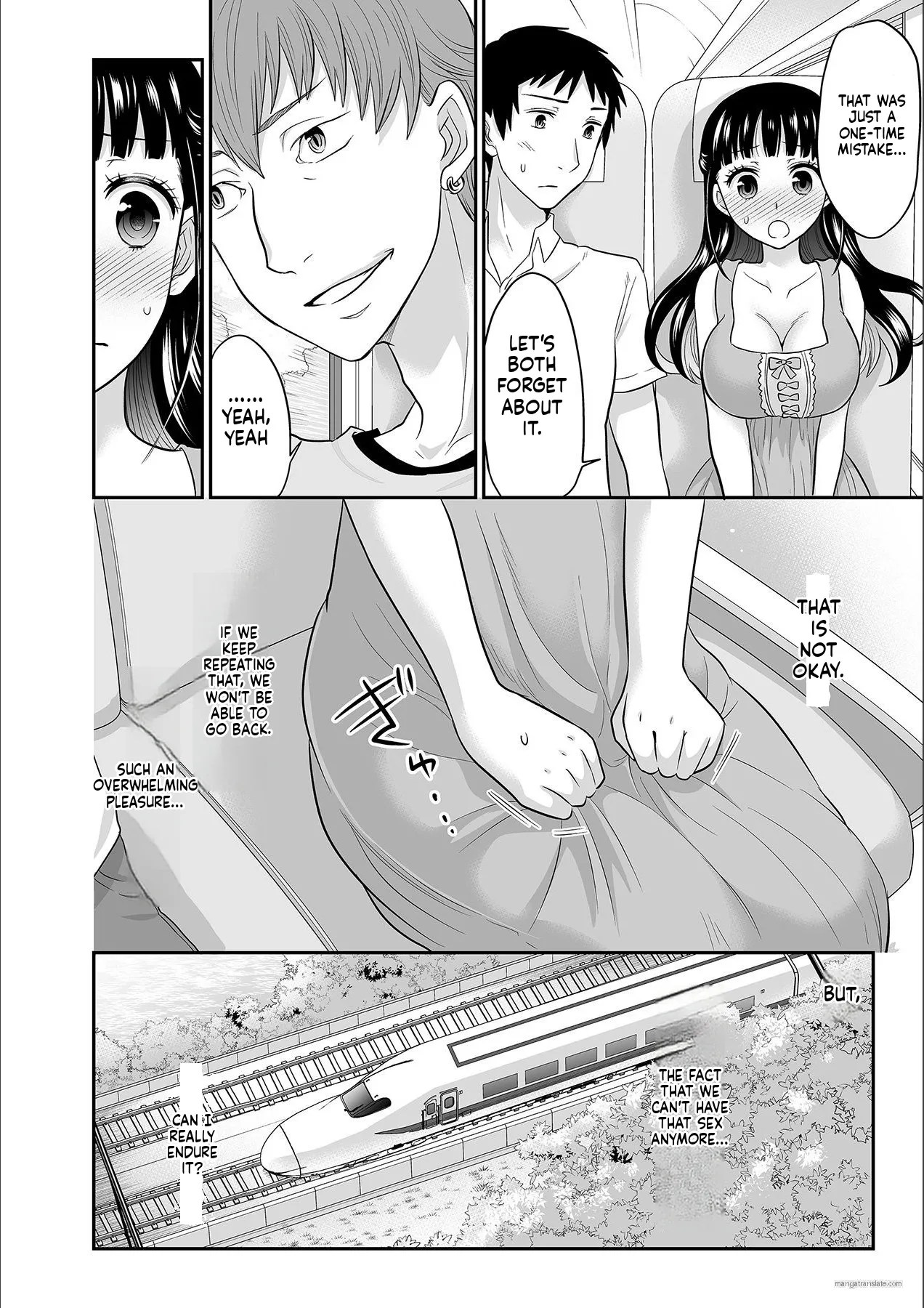 [Rojiro]Kare to no Sex ja Ikenai kara... Atashi no Koko ni Irete Hoshii no... English VP 5 Page 25