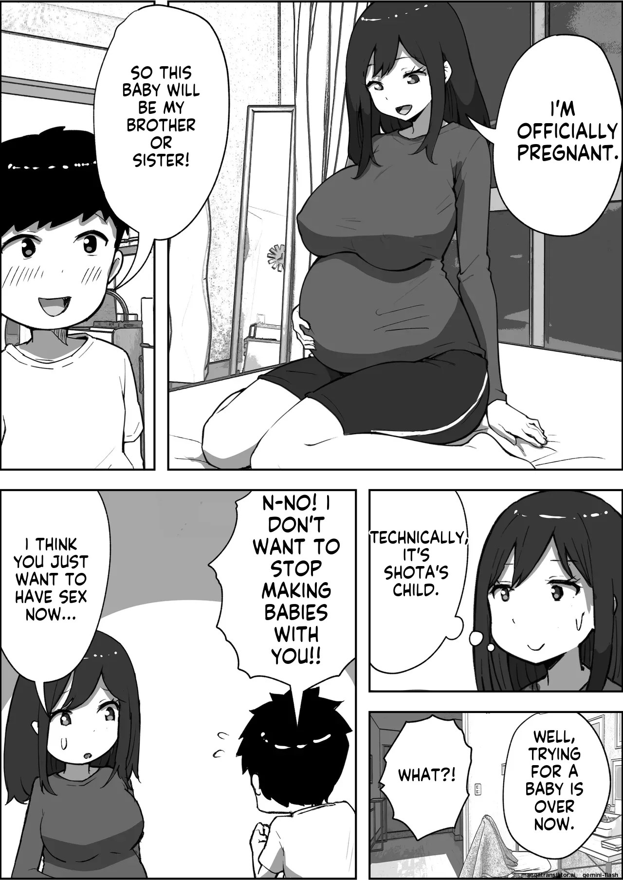 [Resoman Manga Koubou]A story about a single mom who ended up trying to get pregnant with her son[English] Page 40