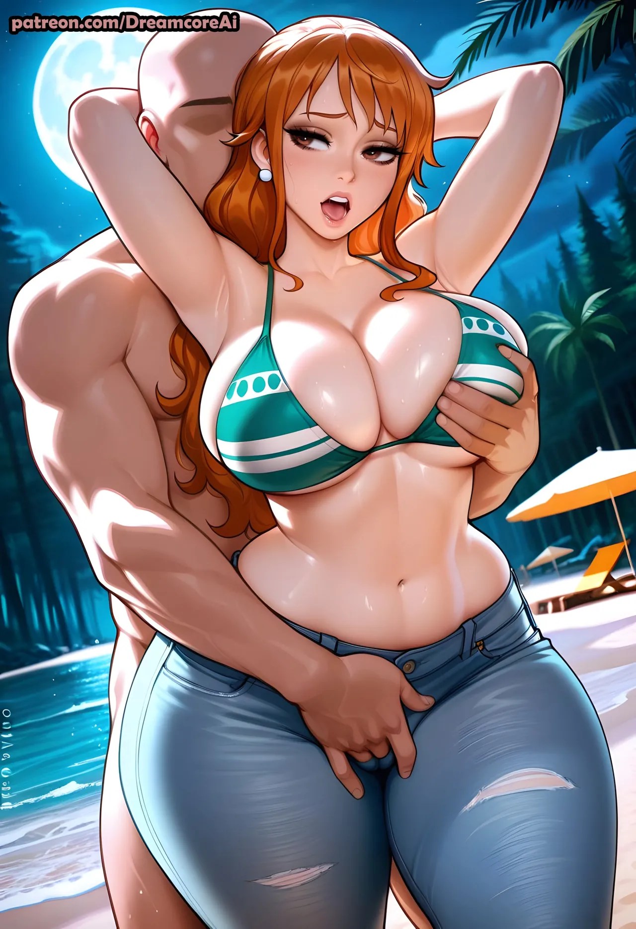 DreamcoreArt - Set 1404 - Nami BWC(Patreon) (AI Generated) Page 10