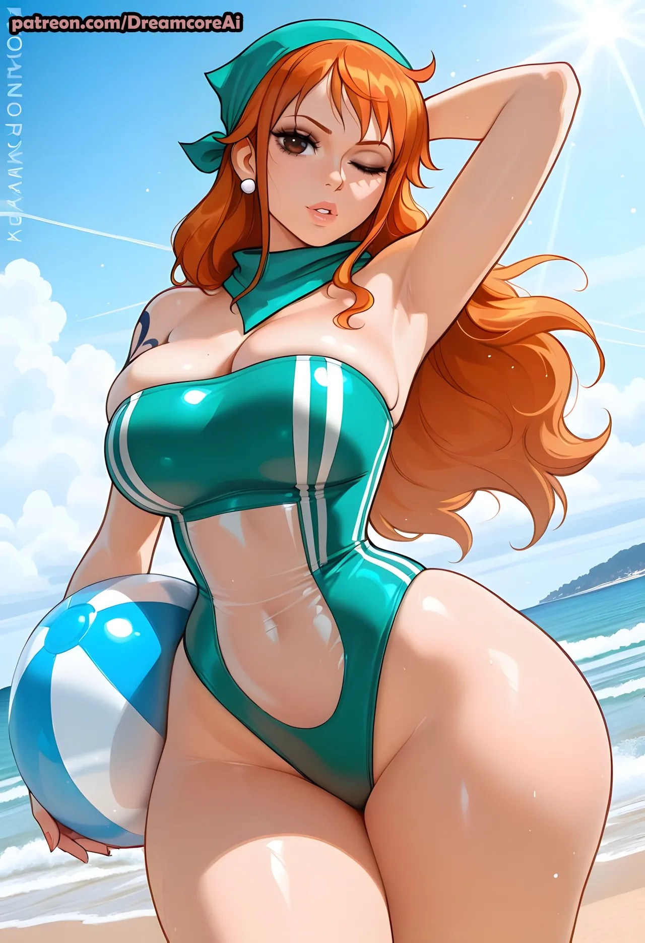 DreamcoreArt - Set 1404 - Nami BWC(Patreon) (AI Generated) Page 39