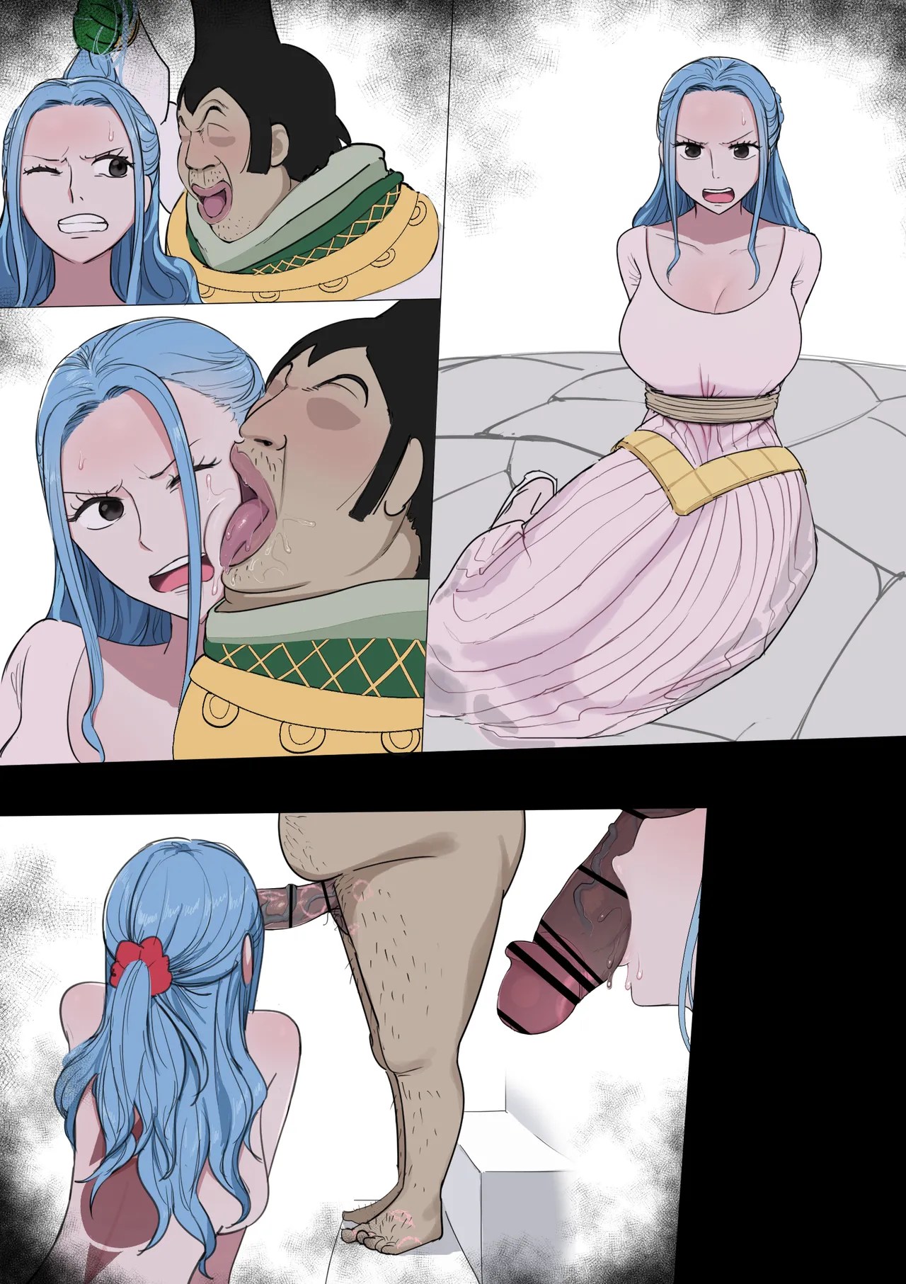 [giga]Vivi x Tenryuubito Dorei Ochi Tamaname Fella(One Piece) Page 6