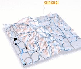 Sungkai Malaysia Map Nona Net Map 3d 101.3166667 4 SUNGKAI 