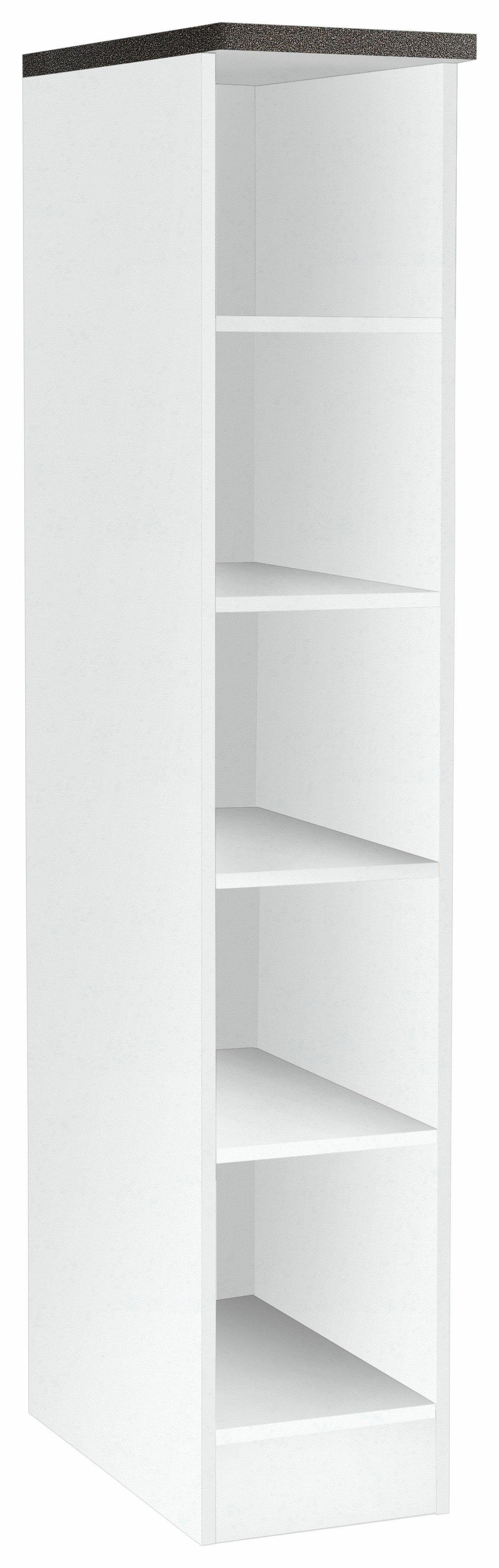 Moderner Bartisch In Zeitlosem Weissen Dekor Mit Beton Dekor Und Regal