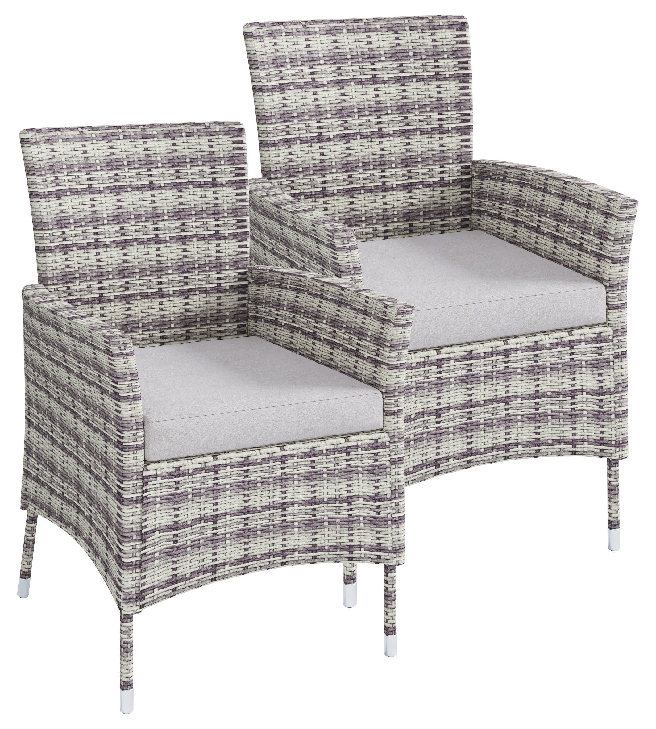 Ob garten, terrasse oder balkon, wenn die ersten blätter grün werden, zieht es die menschen ins . GartenmÃ¶bel Rattan Grau Otto