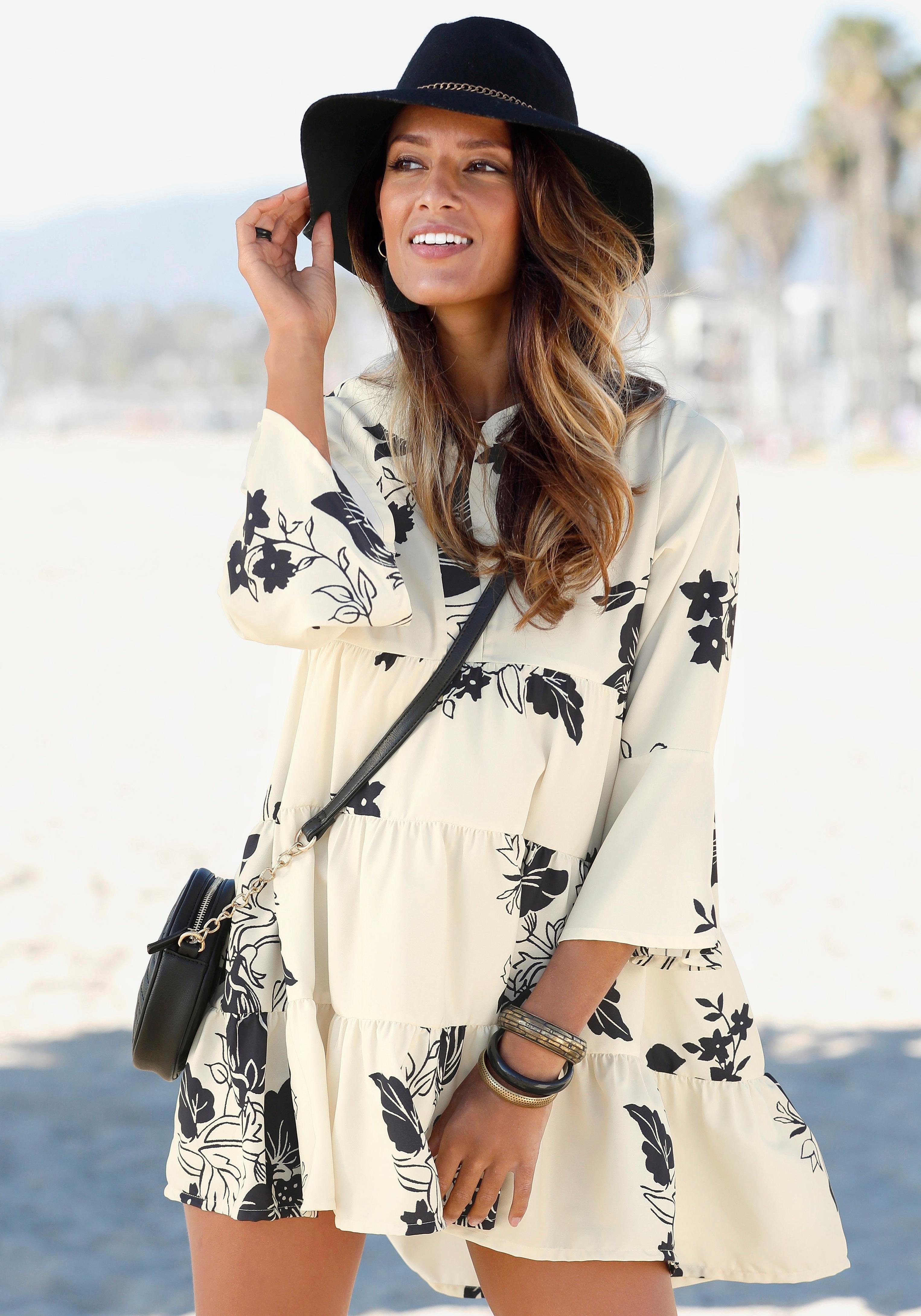 3 4 Arm Sommerkleid Online Kaufen Sommerliches Kleid Otto