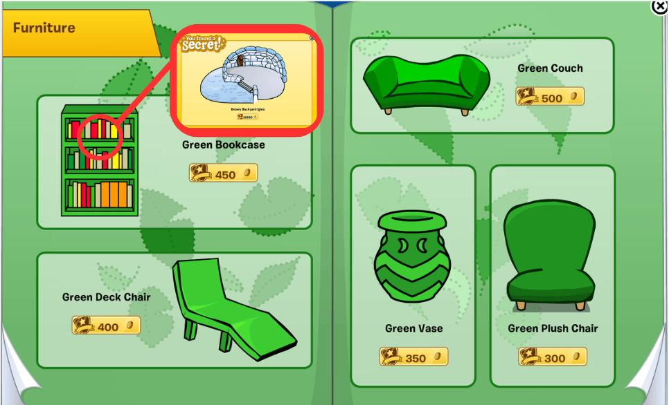 Furniture & Igloo Catalog December 2025 New Club Penguin NewCP Cheats Page 15