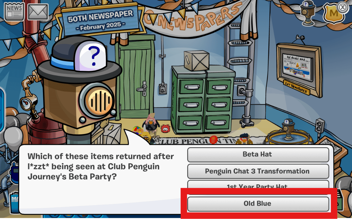CPJourney 3rd Party Anniversary Trivia Bot Boiler Room Answer