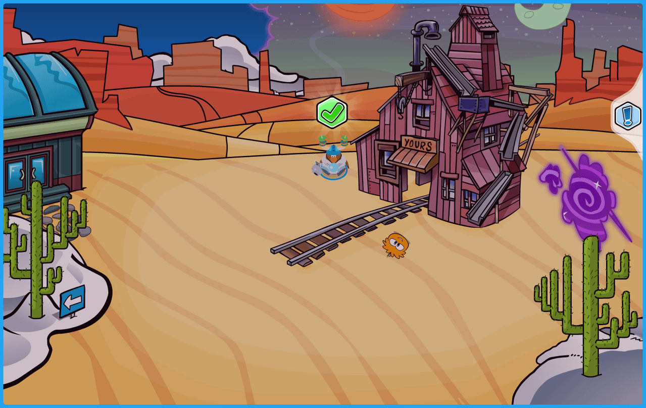CPLegacy April Fools Party - Tumbleweed Puffle 