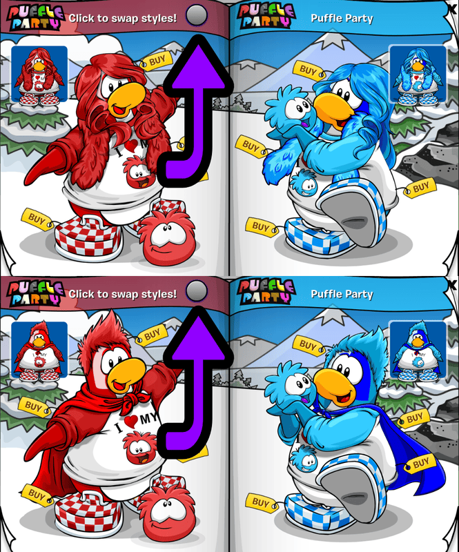 CPJourney Penguin Style May 2026 Puffle Party Swap Styles