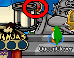 New Club Penguin Card Jitsu Party Flame Crystal at Stadium